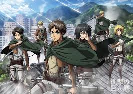The rogue titan who helped turn the tides during the battle for trost is taken in for study by the scout regiment, and eren yeager is brought in to help deal with him, seeing as the boy appears to be the only one that can reliably get the titan to cooperate. Attack On Titan Levi Eren Mikasa Armin Novocom Top