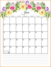 June 2019 Floral Calendar Calendar Printables October Calendar Free Printable Calendar