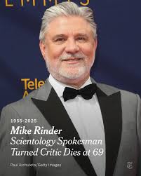 Mike Rinder, a former spokesman for the Church of Scientology who became  one of its fiercest critics and who gained prominence as a host of the  documentary series “Leah Remini: Scientology and