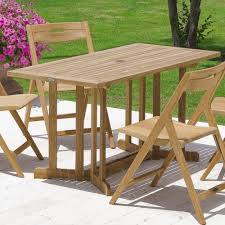 A folding table and chair set is the perfect solution for times when you need additional table settings, whether it be thanksgiving with the family or poker night with the neighbors. Nevis Rectangular Teak Dining Table Westminster Teak
