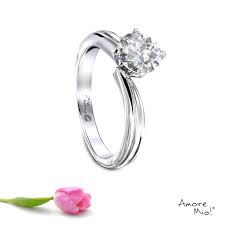 Anillo De Oro Blanco 14kt Modelo Wg1430054 Diamante Round 0 57 Quilates Color I Claridad Si Anillos De Compromiso Sortija De Compromiso Anillos De Oro Blanco