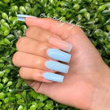 Baby blue nail designs acrylic nails nail art gallery baby blue nail. Updated 55 Blissful Baby Blue Acrylic Nails August 2020