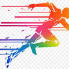 Running man, vector isolated illustration. 1