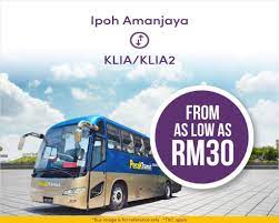 Train guarantees the fastest travel on this route. Perak Transit Express Bus From Ipoh Amanjaya To Klia Klia2