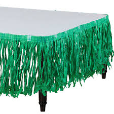 Green Grass Paper Table Skirt 9ft X 29in Table Skirt Green Grass Paper Table