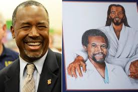 Ben Carson has a painting of him with Jesus