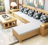 Living Room Chinese Style Sofas Bed - Antique Wooden ...