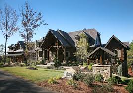 Modern interpretation of a hunting. A Log Home Hunting Lodge In Georgia