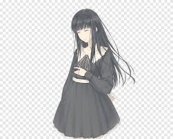 Just try to keep the ends of. Flowers Le Volume Sur Primtemps Yuri Long Hair Anime Hime Cut Cercis Siliquastrum Black Hair Girl Png Pngegg