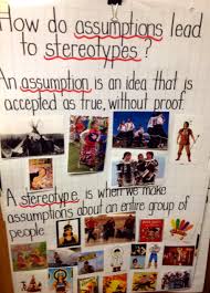 Classroom Activity How Do Assumptions Lead To Stereotypes Classroom Activities High School Ela Activities