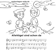 Alle Vogel Sind Schon Da Noten Und Text Ausdrucken