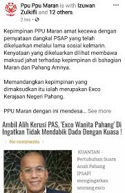 Pahang f a 2020 kenapa sunyi tok gajah ni kami nak perang ni. Fitnah Exco Wanita Psap Di Gesa Mohon Maaf Atau Bakal Di Ambil Tindakan Undang Undang