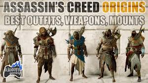 Basus is a sacred camel in assassin's creed origins. Assassin S Creed Origins The Hidden Ones Best Outfits Weapons And Mounts