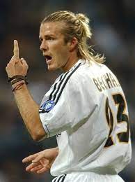 David beckham is a style icon followed by millions. David Beckham Real Madrid Long Hair