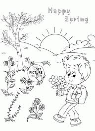 Spring Season Free Printable Spring Coloring Pages Spring Coloring Pages Coloring Pages For Boys Fall Coloring Pages