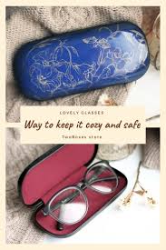 Hard Glasses Case Blue Women Eyeglass Case Girls Sunglasses Etsy In 2020 Hard Eyeglass Cases Eyeglasses For Women Things To Sell