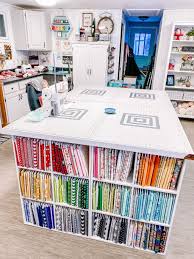 Diy Craft Room Island In 2020 Diy Craft Room Sewing Room Design Dream Craft Room
