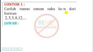 ➰ mapel math ➰ bab barisan dan deret. Rumus Aritmatika Tingkat 2 Cara Golden