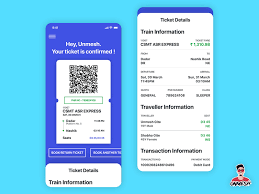 Confirmed Ticket Screen Train Ticket Booking App Train Ticket Booking Booking App Train Tickets