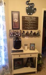 If you don't drink, what do you do with your home bar? My Coffee Bar I Created From Pinterest Teekuche Kuche Wohnung