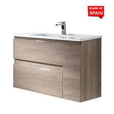 Socimobel Floating Bathroom Vanity 32 Inch Model Dallas Color Blanco Floating Bathroom Vanities Bathroom Vanity Wall Mounted Bathroom Cabinets