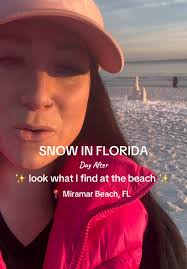 Snow in Santa Rosa Beach Fl