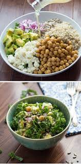 Kale Barley Salad With Feta And A Honey Lemon Vinaigrette Recipe Healthy Recipes Healthy Food