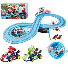 Netflix is producing a new documentary surrounding the life of nascar's only black driver, bubba wallace. Buy Carrera First Mario Kart Slot Car Race Track With Spinners Includes 2 Cars Mario And Yoshi Battery Powered Beginner Racing Set For Kids Ages 3 Years And Up Toys R Us