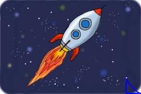 Then, use another series of lines to draw a second layer. How To Draw A Rocket Ship Drawingnow