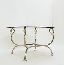 As we chose the finest honduran mahogany for this. Maison Jansen Chrome Steel Swan Coffee Table Original Smoked Glass Top 1950s Table Search Results European Antiques Decorative