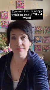 Here are all of the paper pieces that will be a part of the relaunch of my  course, Oil and Water. New content drops