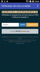 Règlement international du scrabble classique. Verificateur Anagrammeur Scrabble Pour Android Telechargez L Apk