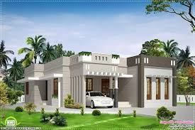 2 Bedroom Single Storey Budget House Kerala House Design Flat Roof House House Front Design