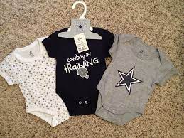 Dallas Cowboy Onesies 0 3mo Dallas Cowboys Baby Clothes New Baby Products Cool Baby Stuff