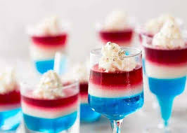 This patriotic jello dessert will be perfect for your 4th of july celebration! Super Easy Patriotic 4th Of July Layered Jello Spend With Pennies