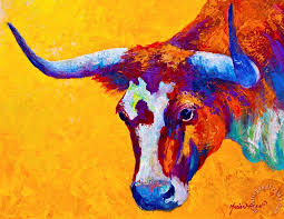 You might also be interested in coloring pages from longhorn. Marion Rose Texas Longhorn Cow Study Painting