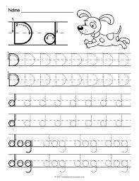 This pages of alphabet tracing will help children to practice letter recognition. Free Printable Letter D Preschool Worksheets Preschool Worksheet Gallery