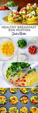 Healthy Breakfast Egg Muffins Recipe Via Justataste Com Healthy Recipe Healthy Breakfast Egg Muffins Breakfast Healthy Healthy Egg Breakfast