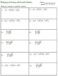 Dividing in scientific notation steps: Multiplying Scientific Notation Worksheet Nidecmege