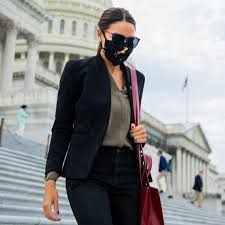 She is a member of the democratic socialists of america and justice democrats. Alexandria Ocasio Cortez Took Her Love Of Telfar To Congress Vogue