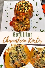 Chamaleon Kurbis Gefullt Mit Quinoa Rezept Essensrezepte Rezepte Kurbis