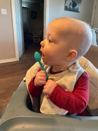 What medicine options are recommended for a 6-month-old baby's potential  food allergy reactions?