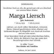 Jan 29, 2020 · liersch is a behavioral finance psychologist with a ph.d. Traueranzeigen Von Marga Liersch Www Abschied Nehmen De