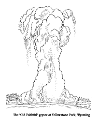 Yellowstone National Park Coloring Page Coloring Pages Coloring Books National Parks