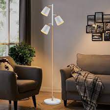 Sie spenden direktes licht über eine bestimmte fläche wie. Zmh Stehlampe Modern Stehlampe Stehleuchte Wohnzimmer Mit 3 Flammig Schwenkbare Fur Schlafzimmer Und Arbeitszimmer E27 Fassung Je Max 25w Hohe 166cm Weiss Und Holzfarbe Standleuchte Wohnzimmerlampe Online Kaufen Otto
