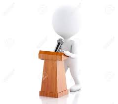 Persconferentie achtergrond / spreker podium tribune rostrum staan met microfoons. 3d Renderer Witte Mensen Spreken Op Een Persconferentie Geisoleerde Witte Achtergrond Royalty Vrije Foto Plaatjes Beelden En Stock Fotografie Image 60007000