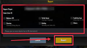 Bgmi Pubg Mobile How To Report Player Cheating Exploiting Bug And Other Type Report Youtube
