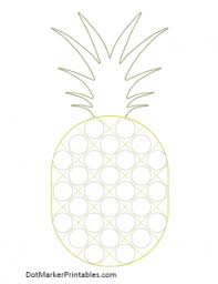 Pineapple Coloriage Playmais Gommette