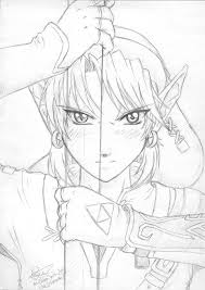 Zelda Twilight Princess By Tigerangel On Deviantart Zelda Drawing Legend Of Zelda Twilight Princess