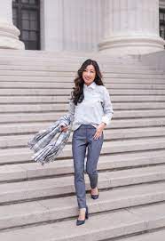 Plaid Pants Pearl Sweatshirt Outfit Petite Fashion Blog Winter Outfits Women Cozy Winter Outfits Work Outfit